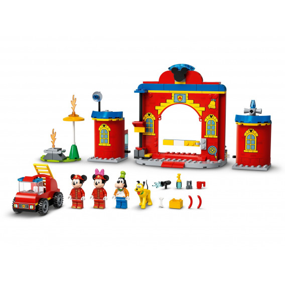 Конструктор - Пожарникарска станция и камион на Mickey and Friends, 144 части Lego 268853 4