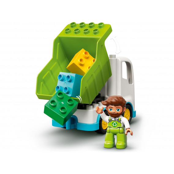 Конструктор - Камион за отпадъци и рециклиране, 19 части Lego 268887 6