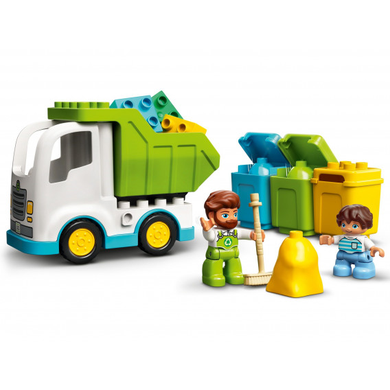Конструктор - Камион за отпадъци и рециклиране, 19 части Lego 268889 8