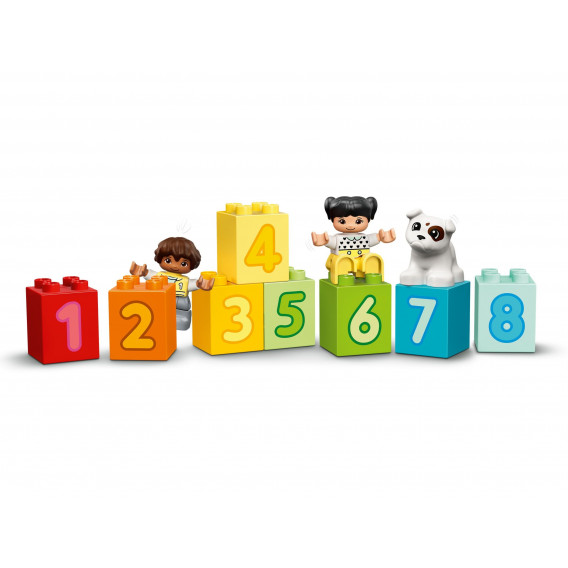 Конструктор - Влакът на числата - научете се да броите, 23 части Lego 268900 4