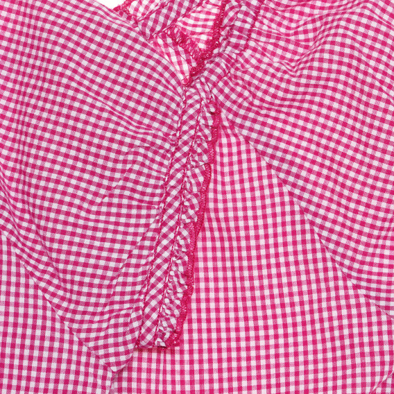 Памучна риза с къс ръкав за момиче червена s.Oliver 269089 2