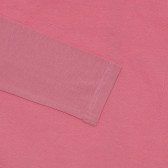 Блуза с дълъг ръкав и графичен принт за момиче розова BLUE SEVEN 269178 3