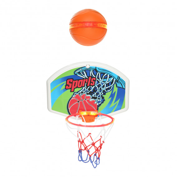 Комплект светещо баскетболно табло с топка King Sport 269269 