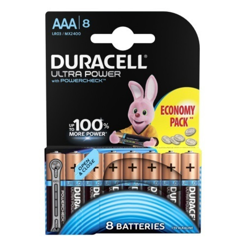 Батерии Ultra Power, ААА, LR03, 8 бр.  269805