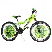 Детски велосипед EXPLORER MAGNITO  24, зелено с черно Venera Bike 269945 2
