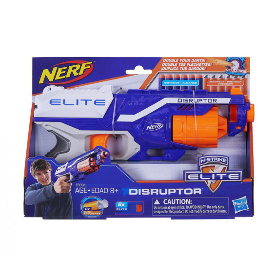 Бластер с 12 снаряда elite disruptor Nerf 2702 