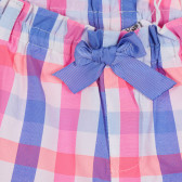 Карирани къси панталони с панделка за бебе Cool club 270248 2