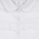 Риза с къдрички, бяла Cool club 270858 2