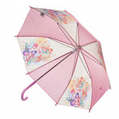 Чадър с принт от филма Winx, розов Cool club 270905 2