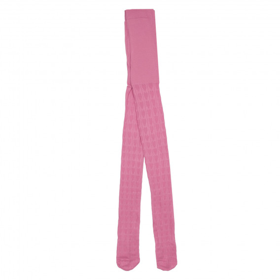 Комплект от два чорапогащника в розово и бяло за бебе Cool club 271729 5