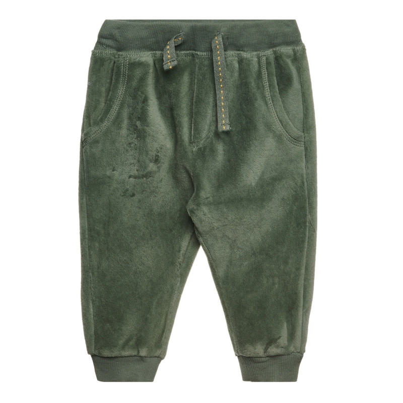 Плюшени панталони за бебе, зелени  271877
