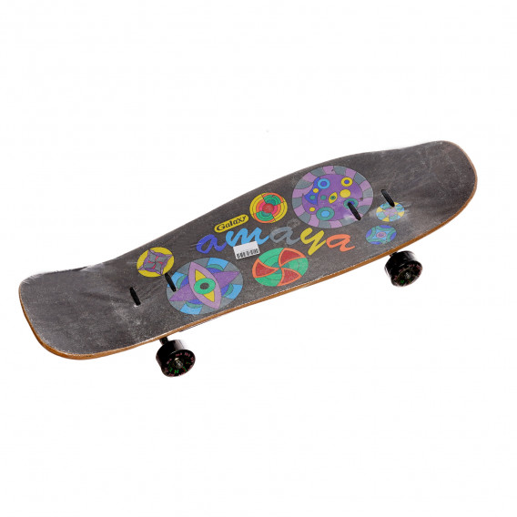 Скейтборд Vintage 90/96 - galaxy , цвят графит Amaya 272504 