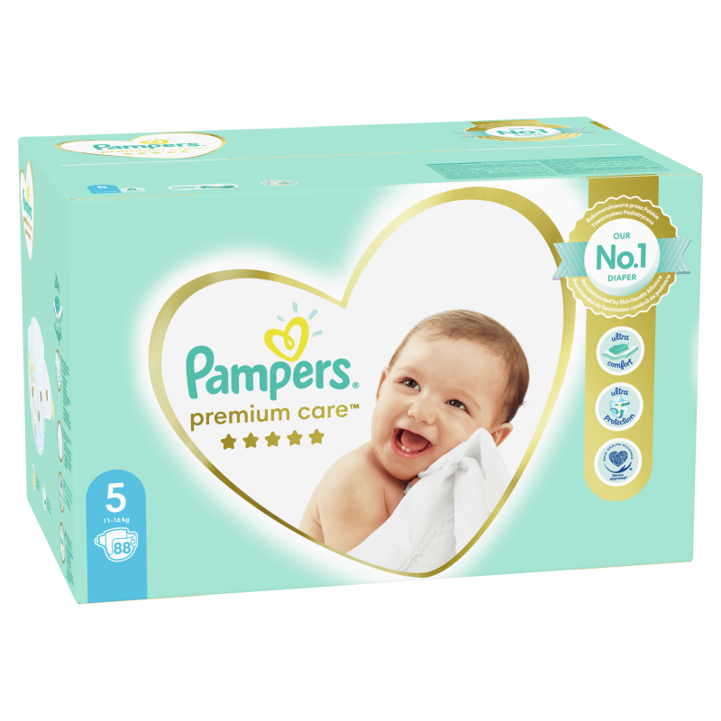 Пелени, Pampers Care, размер 5, 88 бр.  272534