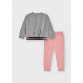 Комплект суитшърт и панталон в розово и сиво Mayoral 273026 2