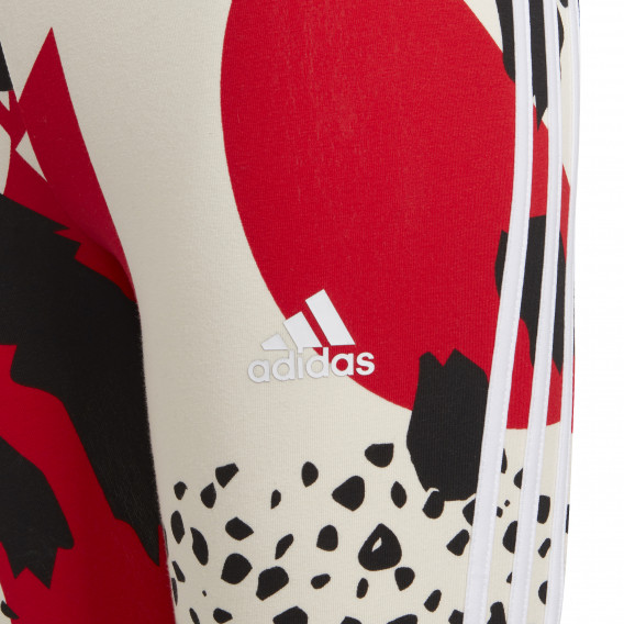 Памучен клин 3-Stripes All Over Print Tight, многоцветен Adidas 273036 4