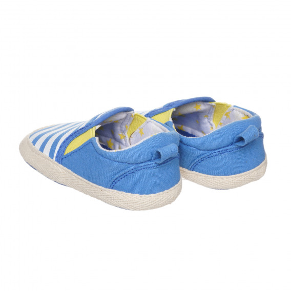 Текстилни буйки за бебе в синьо и бяло райе Cool club 273645 2