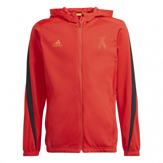 Спортен комплект X Football Tracksuit, в червено и черно Adidas 273975 3