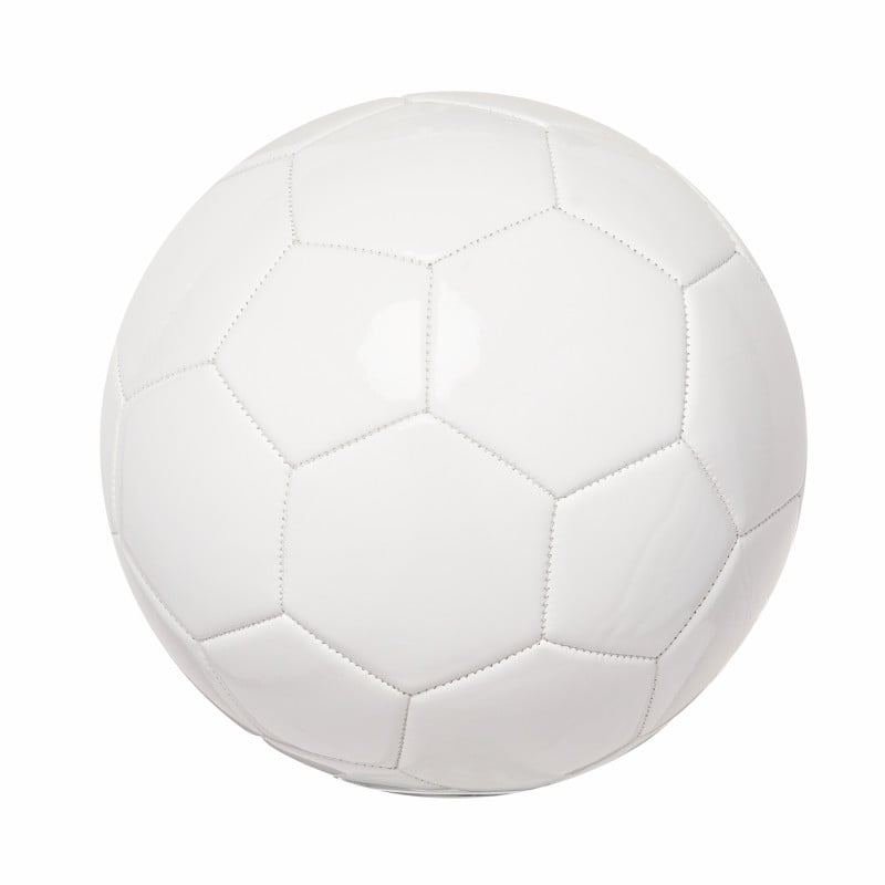 Класическа футболна топка, номер 5, бяла  274429