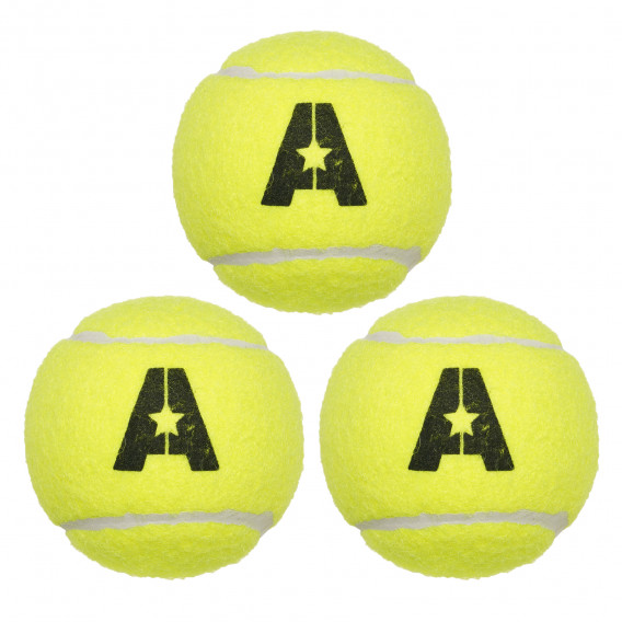 Комплект топки за тенис на корт, 3 бр., Champion Amaya 274496 