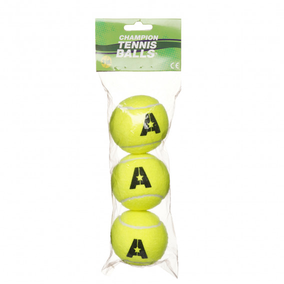 Комплект топки за тенис на корт, 3 бр., Champion Amaya 274497 2