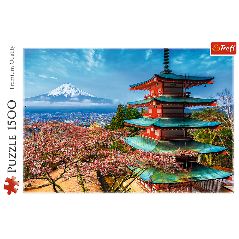 Пъзел - Планината Фуджи, 1500 елемента  274618