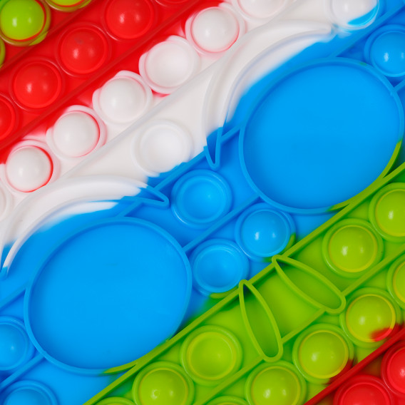Анти-Стрес играчка Pop It, череп с цветовете на италианското знаме Zi 274741 2