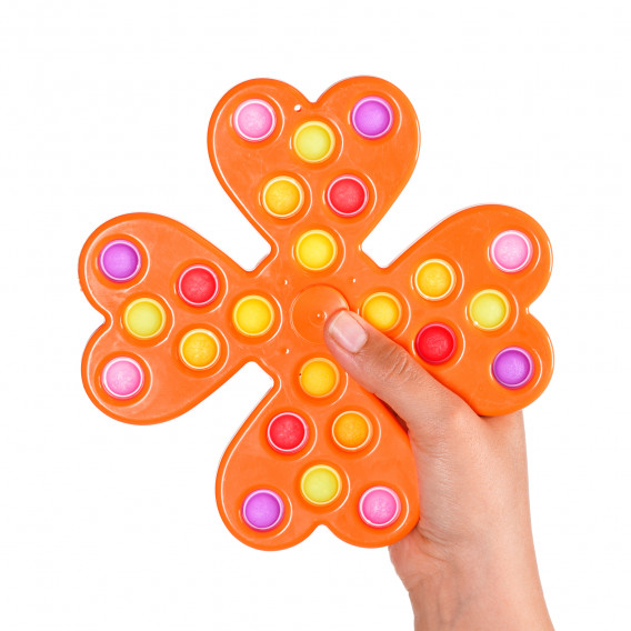 Анти-Стрес играчка Pop It, цвете, оранжев Zi 274772 3