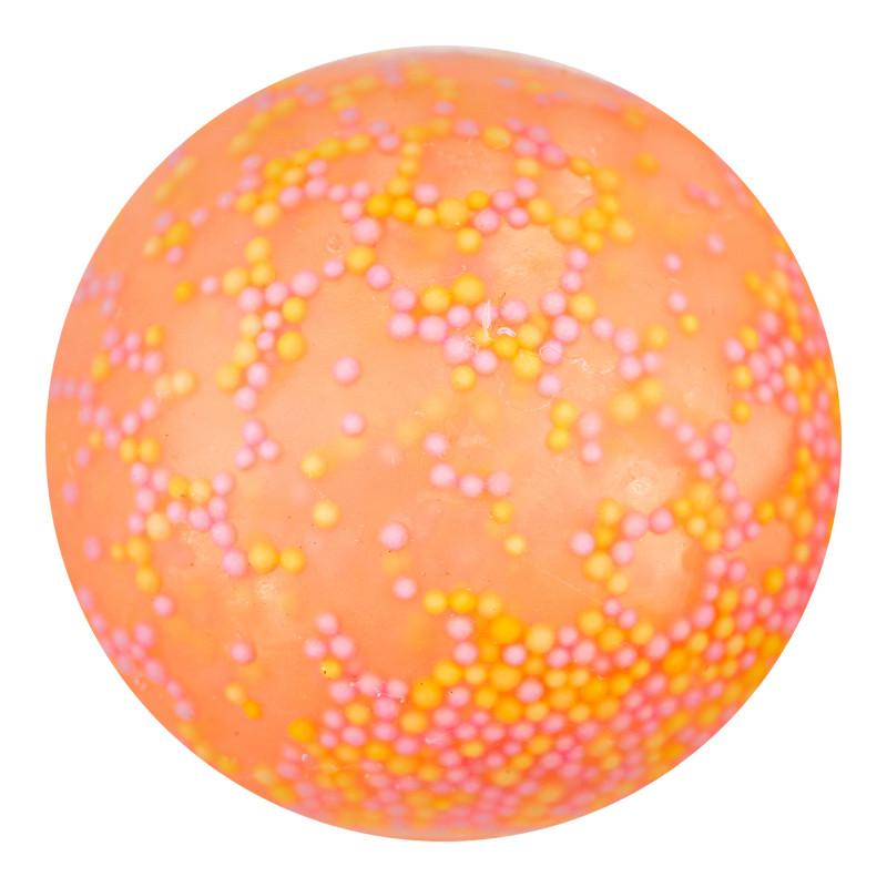 Анти-Стрес топка за стискане с мъниста, оранжева  274847