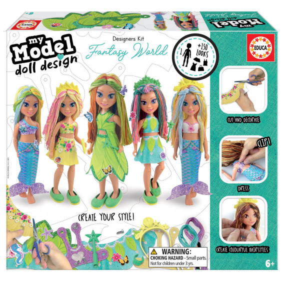 Моят модел кукла - приказен свят Educa 274966 