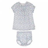 Комплект от две части: рокля и гащички за бебе за момиче многоцветен Chicco 274987 