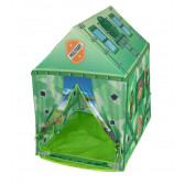 Зелена военна детска палатка за игра Ikonka 275340 