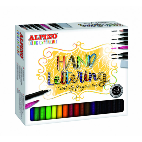 Маркери за калиграфия, 30 цвята Alpino 275356 