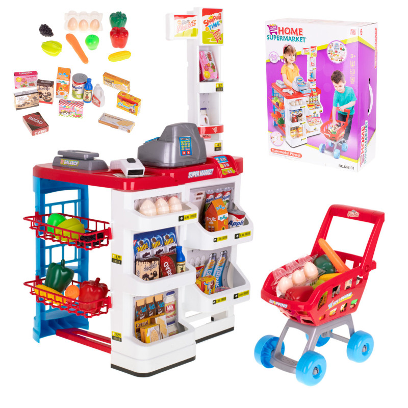 Комплект за игра супермаркет Home supermarket Играта в магазина е ...