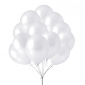 Комплект от 80 балона в перлено бяло Ikonka 275552 