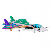 3D пъзел за оцветяване - Самолет, 28 части Ikonka 275588 4
