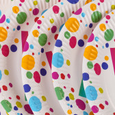 Картонени чинии 8 бр. "Happy Birthday" - Happy Birthday Lollipops, 22.7 см. UNICART 275686 2