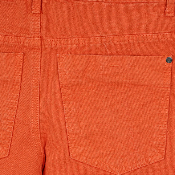 Дънков панталон за момиче оранжев Tape a l'oeil 276324 3