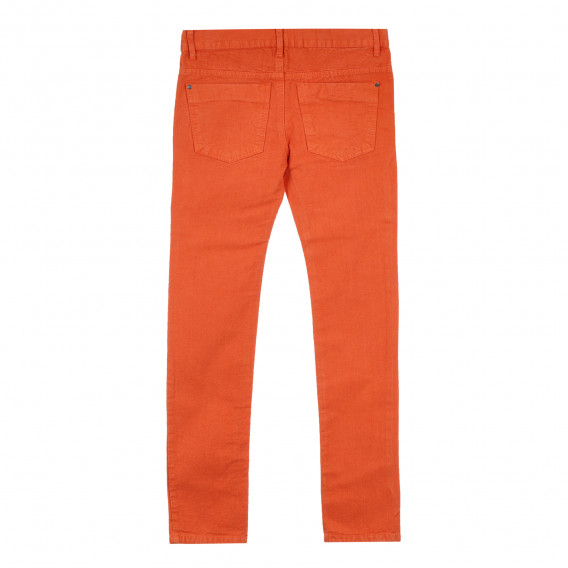 Дънков панталон за момиче оранжев Tape a l'oeil 276325 4