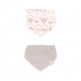 Комплект от два броя памучни лигавници, розови Boboli 276653 