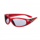 Слънчеви очила с щампа на Светкавицата Маккуийн, червени Cool club 277021 