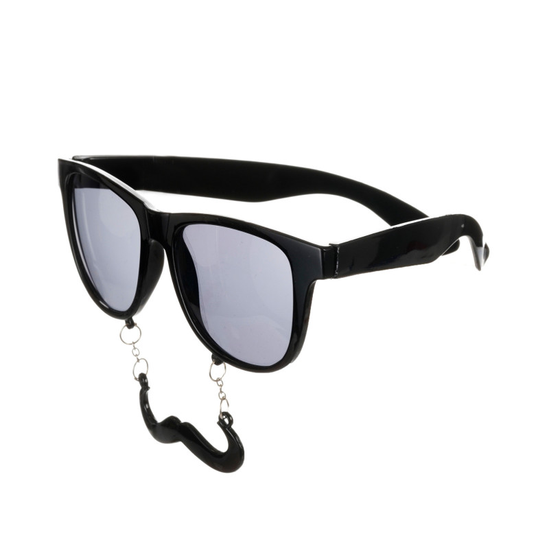 Слънчеви очила с мустаци, черни  277023