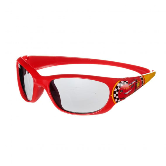 Слънчеви очила с щампа на Светкавицата Маккуийн, червени Cool club 277034 