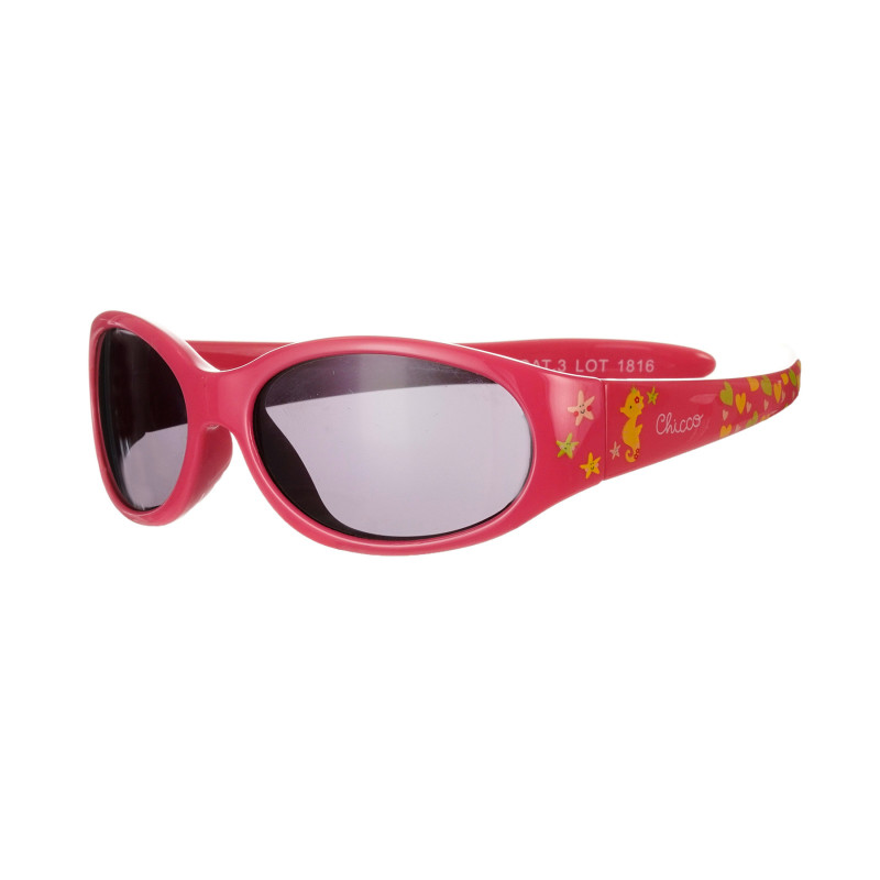Слънчеви очила с морски принт, розови  277038
