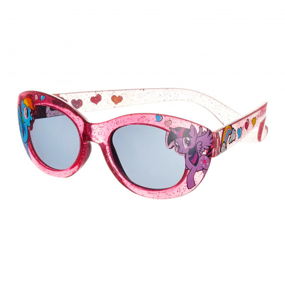 Слънчеви очила с брокат и щампа на My Little pony, розови Cool club 277040 