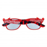 Слънчеви очила с апликация на Spider-Man, червени Cool club 277043 2