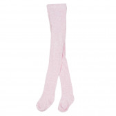 Комплект от два броя чорапогащници за бебе в розово и бяло Cool club 277172 5