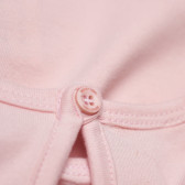 Памучна блуза с дълъг ръкав и апликация за момиче Benetton 27733 3