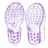Гумени сандали с брокат, лилав цвят Cool club 277426 3