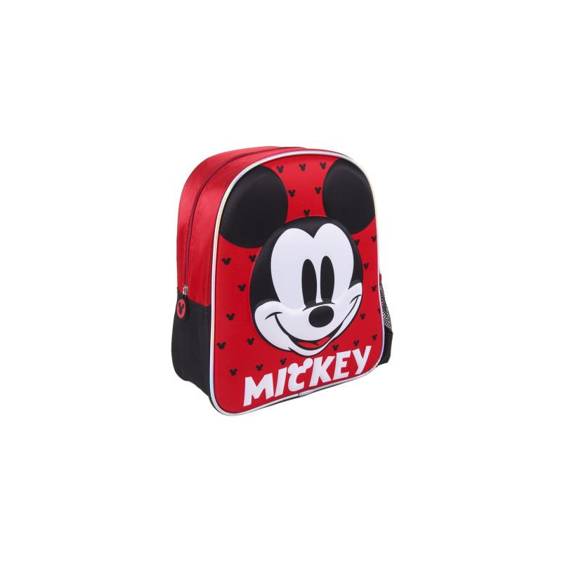Раница с 3D принт Mickey Mouse за момче, червена  278120