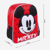 Раница с 3D принт Mickey Mouse за момче, червена Mickey Mouse 278122 3